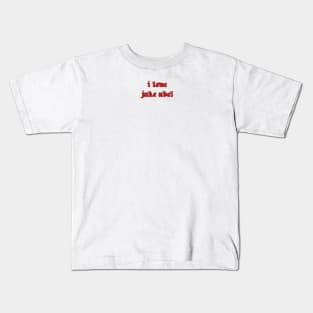 i love jake abel Kids T-Shirt